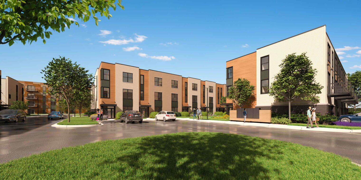 henry apartments for rent skokie exterior rendering